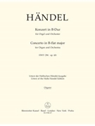 Concerto for Organ and Orchestra B-flat major op. 4/6 HWV 294 by Handel George Frideric for