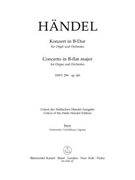 Concerto for Organ and Orchestra B-flat major op. 4/6 HWV 294 by Handel George Frideric for