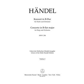 Concerto for Harp and Orchestra B-flat major op. 4/6 HWV 294 by Handel George Frideric for