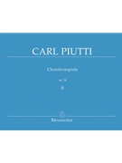 Choralvorspiele II Opus 34 by Piutti for Organ