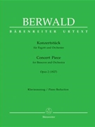 Concert Piece for Bassoon and Orchestra op. 2 by Berwald Franz - Topel Michael - for bassoon-so