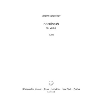 Noakhash fur Singstimme (1998) by Karassikov Vadim for Voices