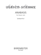Anabasis fur Klavier solo (1970) by Stranz Ulrich for Piano