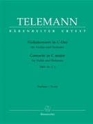 Concerto for Violin and Orchestra C major TWV 51:C2 by Telemann Georg Philipp for V-Solo/Ob1