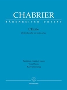 L'Etoile -Opera-bouffe in three acts- by Chabrier Emmanuel - Muller Karl-Heinz - for 5SSolo/4Me