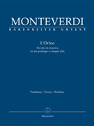 L'Orfeo -Favola in musica in one prologue and five acts- by Monteverdi Claudio for 7SSolo/4TS