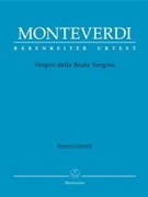 Vespro della Beata Vergine "Marienvesper" by Monteverdi Claudio for
