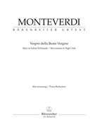 Vespro della Beata Vergine "Marienvesper" (Satze in hohen Schlusseln) by Monteverdi Claudio for 2SSolo/ASo