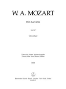 Overture to "Don Giovanni" K. 527 by Mozart Wolfgang Amadeus for