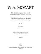 The Abduction from the Seraglio K. 384 -Overture with the Johann Anton Andre concert ending- by Mozart Wolfgang Amadeus for