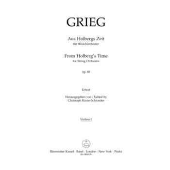 From Holbergs Time for String Orchestra op. 40