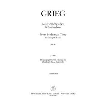 From Holbergs Time for String Orchestra op. 40