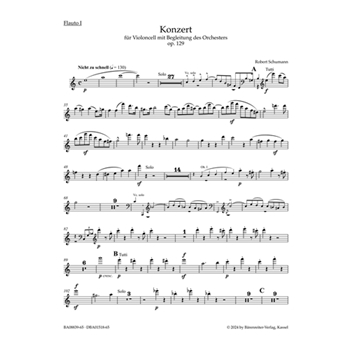 Concerto for Violoncello and Orchestra in A minor op. 129