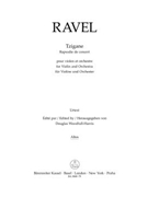 Tzigane -Concert rhapsody for violin and Orchestra- by Ravel Maurice for