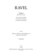 Tzigane -Concert rhapsody for violin and Orchestra- by Ravel Maurice for