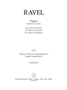 Tzigane -Concert rhapsody for violin and Orchestra- by Ravel Maurice for