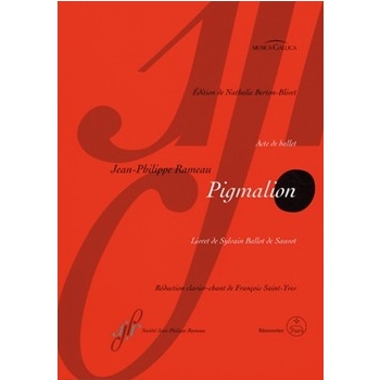 Pigmalion RCT 52 -Acte de ballet- by Rameau Jean-Philippe - Saint-Yves Francois - for 3Sg-S-soloSg-T-soloMixedCh-SATBTz-BalOrch