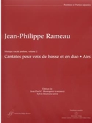 Cantates pour voix de basse et en duo Airs by Rameau Jean-Philippe for tVoice/hvo