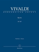 Kyrie RV 587 by Vivaldi Antonio Lucio for SSolo/ASol
