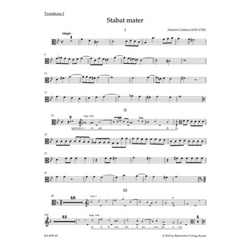 Stabat mater by Caldara Antonio for