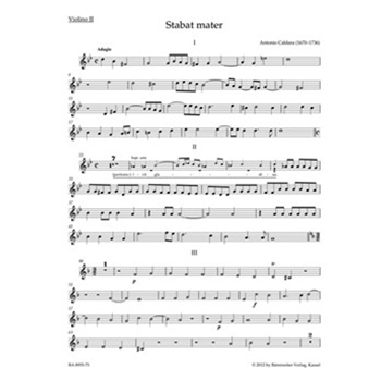 Stabat mater by Caldara Antonio for