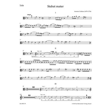 Stabat mater by Caldara Antonio for