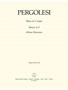 Mass F major "Missa Romana" by Pergolesi Giovanni Battista for