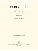 Mass F major "Missa Romana" by Pergolesi Giovanni Battista for