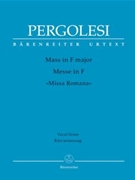 Mass in F Major - Missa Romana by Pergolesi Giovanni Battista - Bruno/Ritchie - for 2or4Choirs