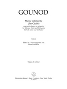 Messe solennelle (Ste Cecile) for Soloists Choir and Orchestra by Gounod Charles for