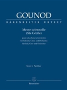 Messe solennelle (Ste Cecile) for Soloists Choir and Orchestra by Gounod Charles for SSolo/TSol