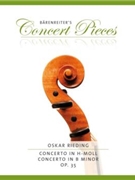 Concerto In B Minor Opus 35 by Rieding Oskar - Sassmannshaus Kurt - for Violin and Piano