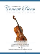 Concerto In B Minor Opus 35 by Rieding Oskar - Sassmannshaus Kurt - for Cello and Piano