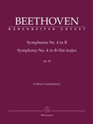 Symphony Nr. 4 B-flat major op. 60 by Beethoven Ludwig van for Critical Commentary