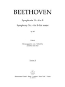 Symphony Nr. 4 B-flat major op. 60 by Beethoven Ludwig van for Violin 2