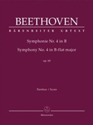 Symphony Nr. 4 B-flat major op. 60 by Beethoven Ludwig van for Full Score