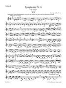 Symphony Nr. 6 F major op. 68 "Pastorale" by Beethoven Ludwig van for