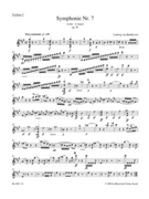 Symphony Nr. 7 A major op. 92 by Beethoven Ludwig van for
