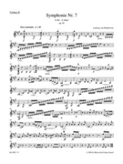 Symphony Nr. 7 A major op. 92 by Beethoven Ludwig van for