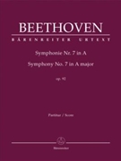 Symphony #7 In A Major Opus 92 by Beethoven Ludwig van for Full Score