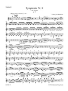 Symphony Nr. 8 F major op. 93 by Beethoven Ludwig van for