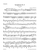 Symphony Nr. 8 F major op. 93 by Beethoven Ludwig van for