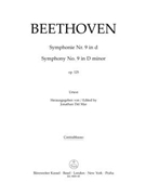 Symphony Nr. 9 D minor op. 125 (With final chorus "An die Freude" (Ode to Joy)) by Beethoven Ludwig van for