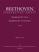Symphony #9 In D Minor Opus 125 by Beethoven Ludwig van for Full Score