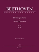 String Quartets Opus 7495 Parts by Beethoven Ludwig van - Del Mar Jonathan - for Str Quartet