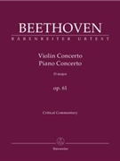 Concerto for Violin and Orchestra D major op. 61 / Concerto for Pianoforte and Orchestra after the V by Beethoven Ludwig van for