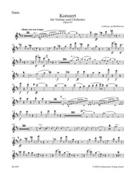 Concerto for Violin and Orchestra D major op. 61 by Beethoven Ludwig van for