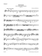 Concerto for Violin and Orchestra D major op. 61 by Beethoven Ludwig van for