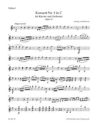 Concerto for Pianoforte and Orchestra Nr. 1 C major op. 15 by Beethoven Ludwig van for