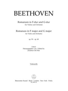 Romances in F major and G major for Violin and Orchestra op. 50 40 by Beethoven Ludwig van for
